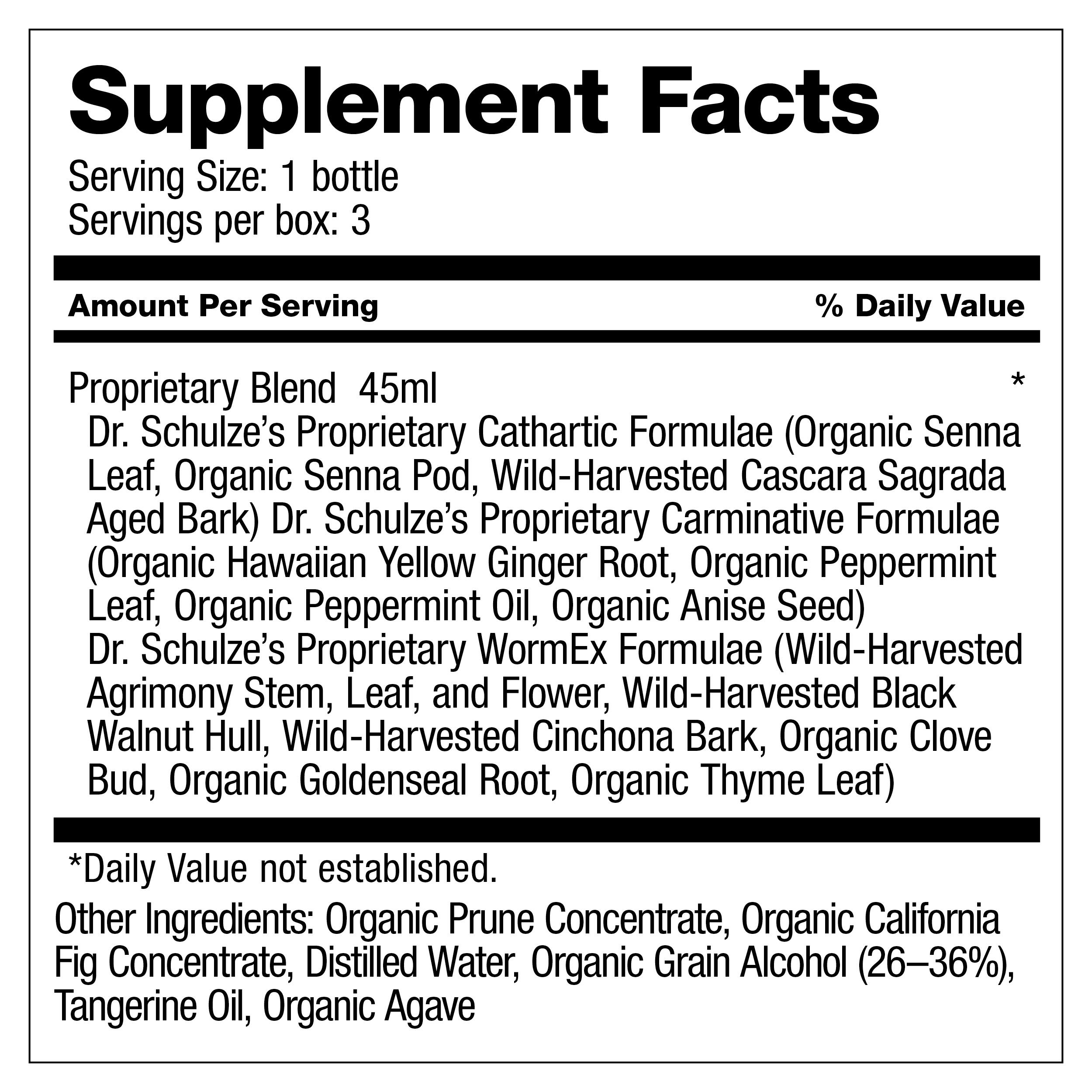 Bowel Flush "SHOT" - Dr. Schulze's - herbdoc.com